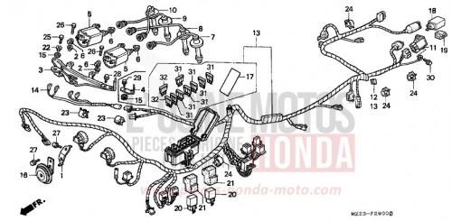 FAISCEAU DES FILS CBR1000FR de 1994